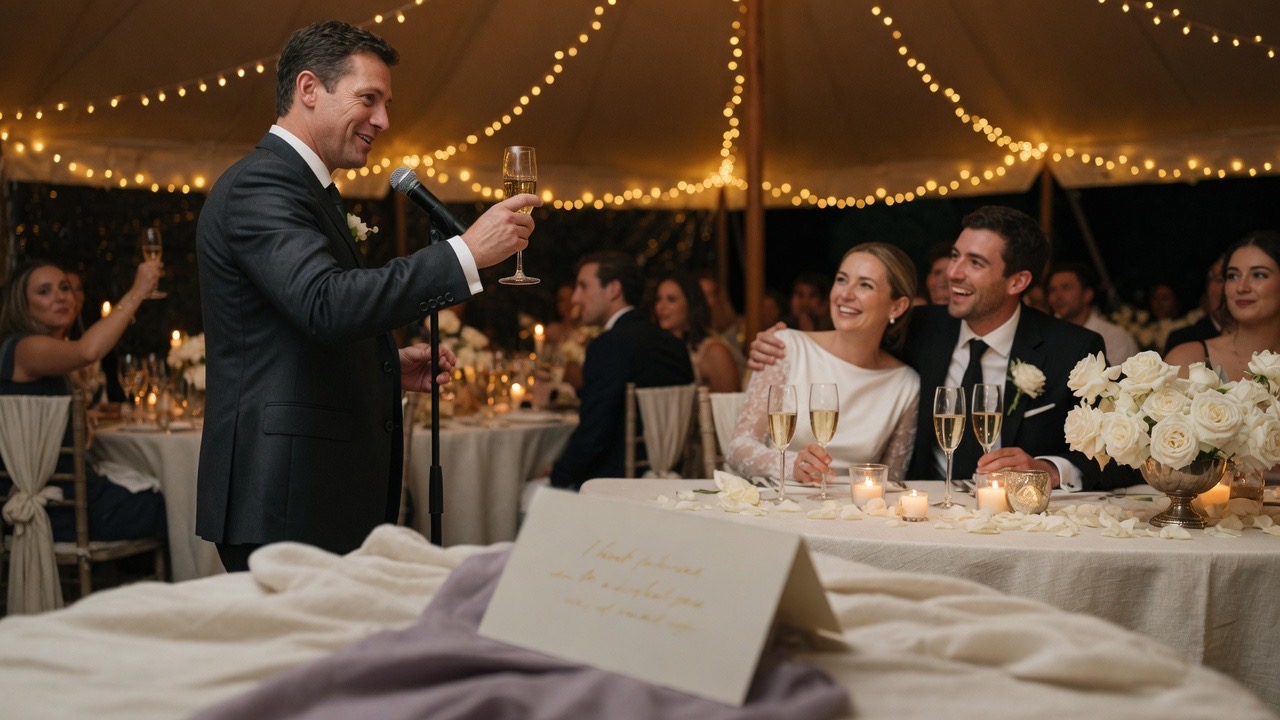 Best Man Speech Conclusion: Land the Last Third