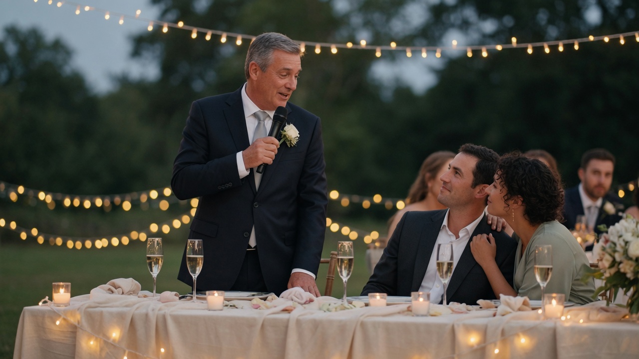 Best Man Speech from Father to Son: Words That Land
